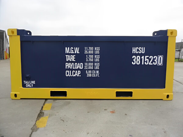 10ft DNV 2.7-1 Half Height Open Top Containers - Premium Quality