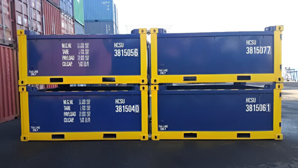 10ft DNV 2.7-1 Half Height Open Top Containers - Premium Quality