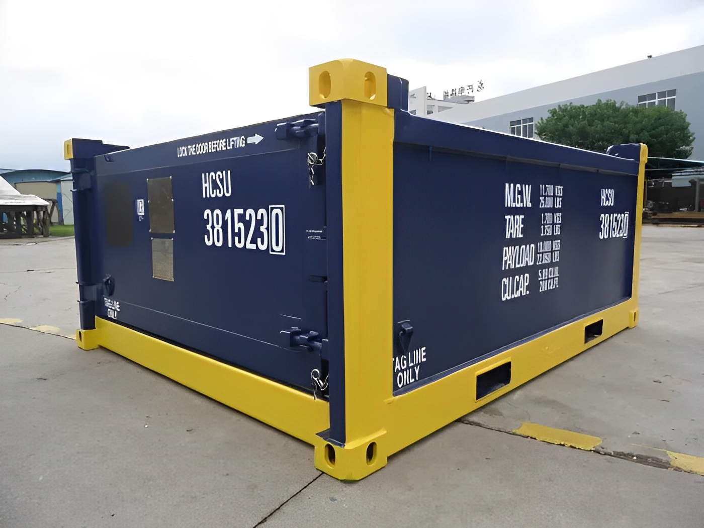 10ft DNV 2.7-1 Half Height Open Top Containers - Premium Quality