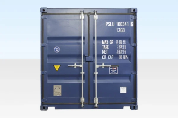 10Ft X 8Ft Shipping Container (One trip) - Blue - M-W Containers