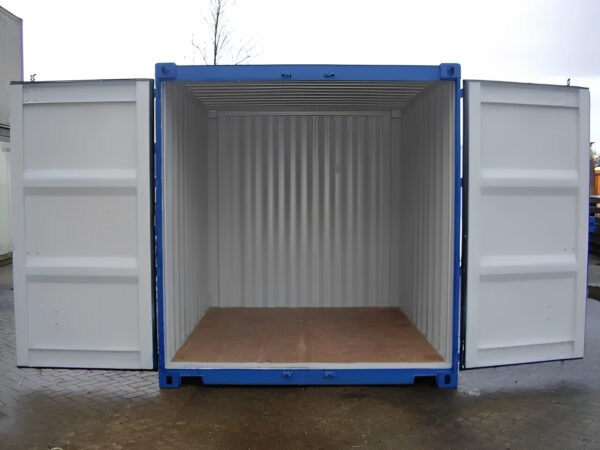 10Ft X 8Ft Shipping Container (One trip) - Blue - M-W Containers