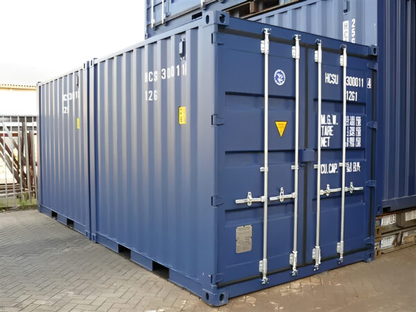 10Ft X 8Ft Shipping Container (One trip) - Blue - M-W Containers