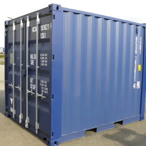 10Ft X 8Ft Shipping Container (One trip) - Blue - M-W Containers