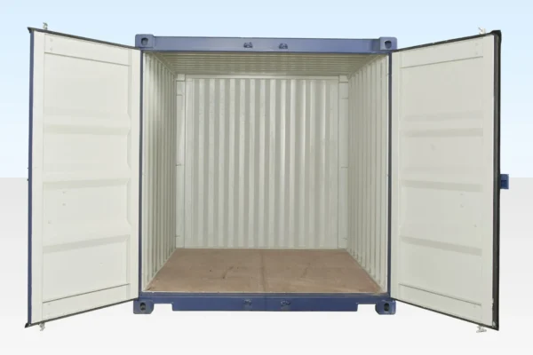 10Ft X 8Ft Shipping Container (One trip) - Blue - M-W Containers