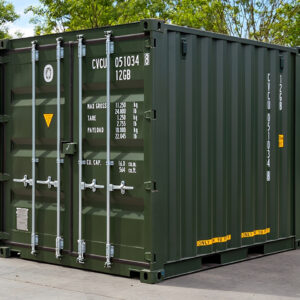 10Ft X 8Ft Shipping Container (One Trip) - Green - M-W Containers