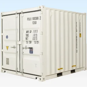 10Ft X 8Ft Shipping Container (One Trip) - White - Buy Now