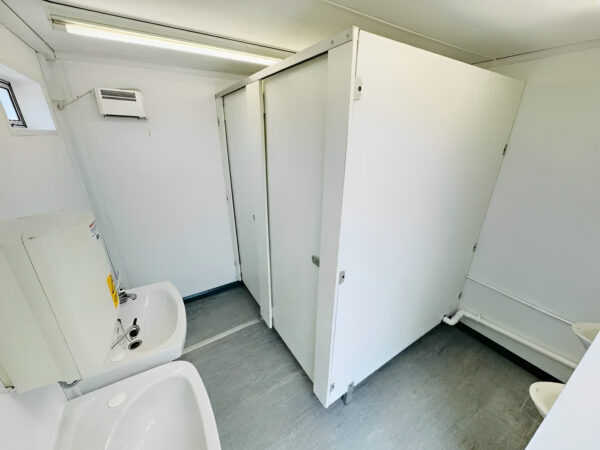 12 x 9ft Anti Vandal 2 + 1 Toilet Block - M-W Containers