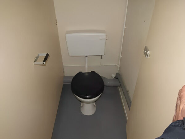 2+1 Steel Toilet Cabin 12Ft x 9Ft - M-W Containers