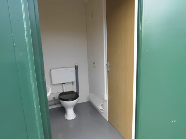 2+1 Steel Toilet Cabin 12Ft x 9Ft - M-W Containers