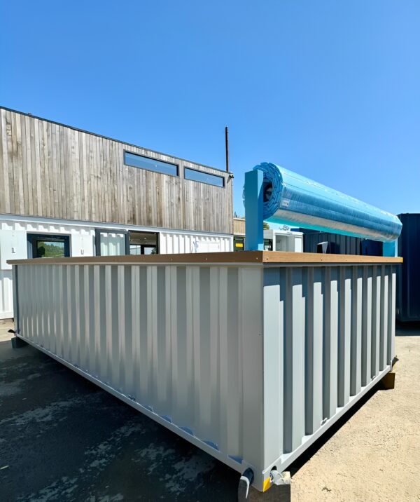 20ft Portable Container Swimming Pool | Caribbean Blue Outdoor Swimming Pool - M-W Containers