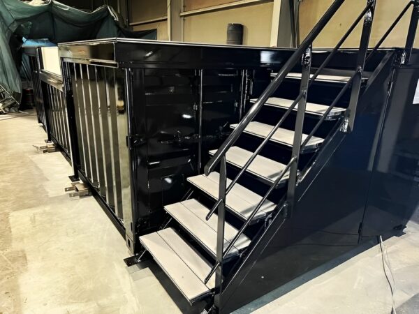 20ft Shipping Container Swimming Pool with Convenient Side Staircase - M-W Containers