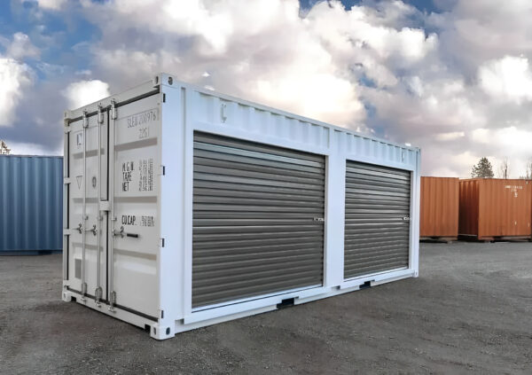 20ft Shipping Container With Double Roll-Up Doors - M-W Containers