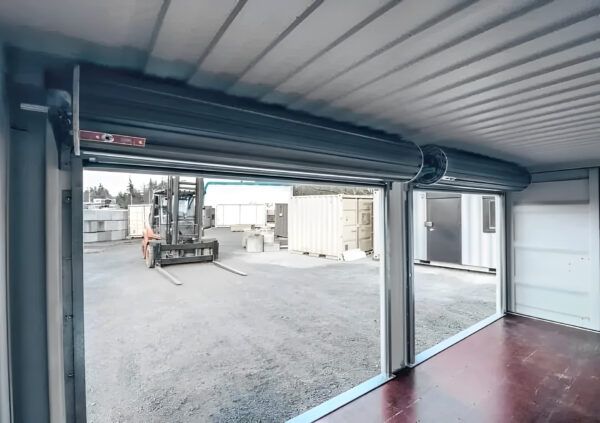 20ft Shipping Container With Double Roll-Up Doors - M-W Containers