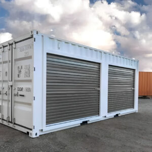 20ft Shipping Container With Double Roll-Up Doors - M-W Containers
