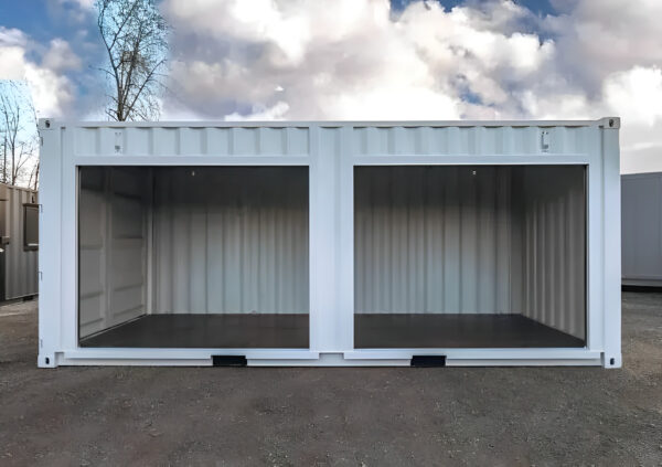 20ft Shipping Container With Double Roll-Up Doors - M-W Containers
