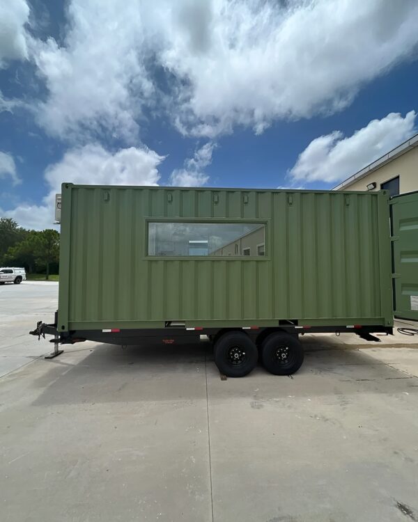 20ft x 8ft Portable Container House On Wheels - M-W Containers
