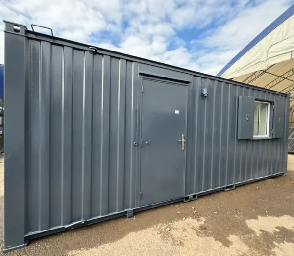 21ft x 8ft Container Office Cabin | Portable Anti-Vandal Building - M-W Containers