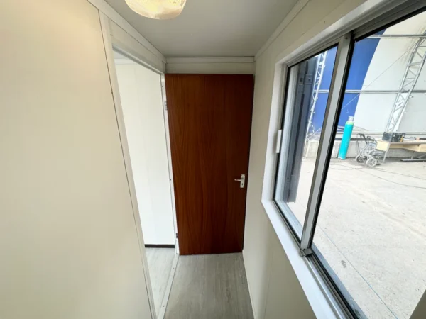 21ft x 8ft Container Office Cabin | Portable Anti-Vandal Building - M-W Containers