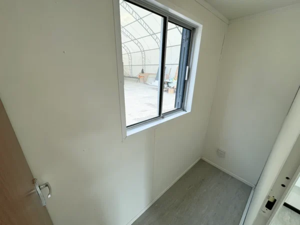21ft x 8ft Container Office Cabin | Portable Anti-Vandal Building - M-W Containers