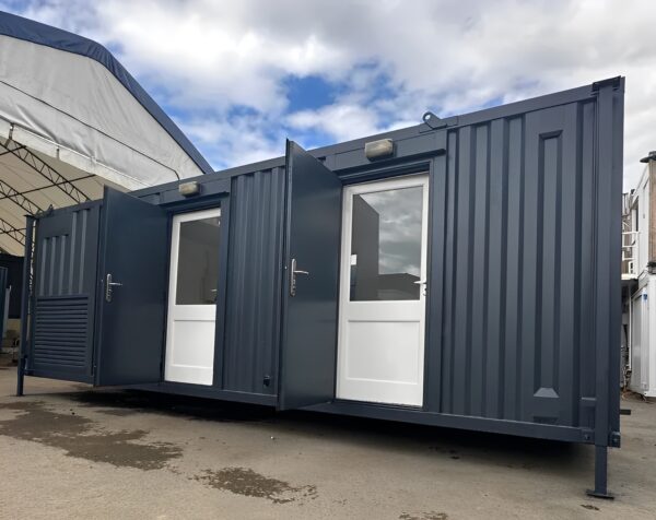 24 x 9Ft Anti Vandal Cabin | Office, Canteen, Toilet | 10KVA Generator - M-W Containers