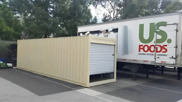 30ft Shipping Container With Roll-Up Door - M-W Containers