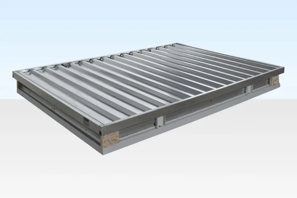 3m Galvanized Flat Pack Storage Container Secure | USA