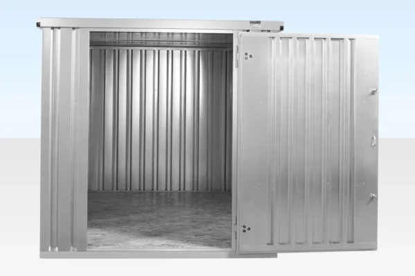 3m Galvanized Flat Pack Storage Container Secure | USA