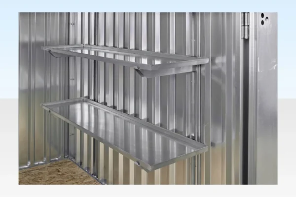 3m Galvanized Flat Pack Storage Container Secure | USA