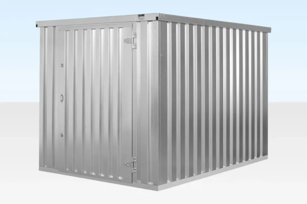 3m Galvanized Flat Pack Storage Container Secure | USA