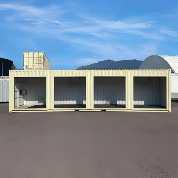40ft High Cube Shipping Container With 4 Roll-Up Doors - M-W Containers