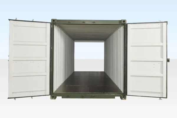 40ft x 8ft One Trip Tunnel Container – Double End Door Shipping Container