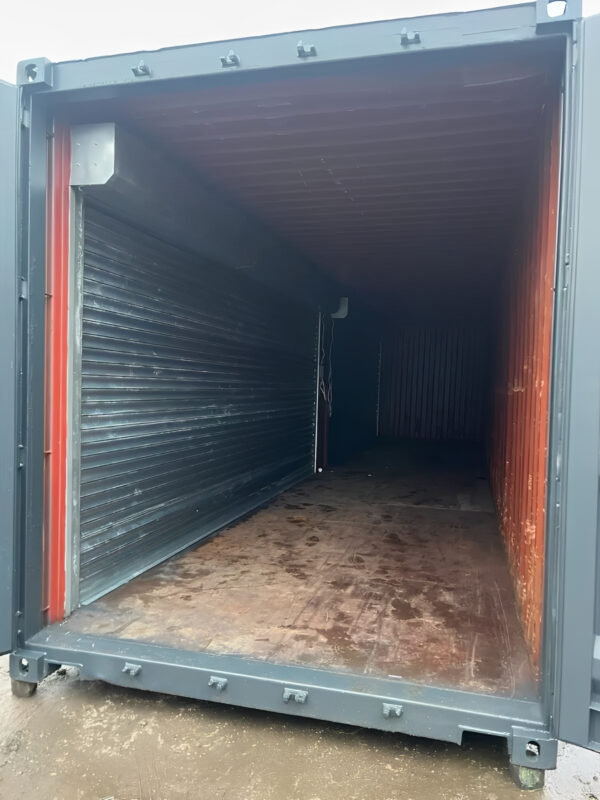 40Ft x 8Ft Shipping Container With Double Roll-Up Doors - M-W Containers