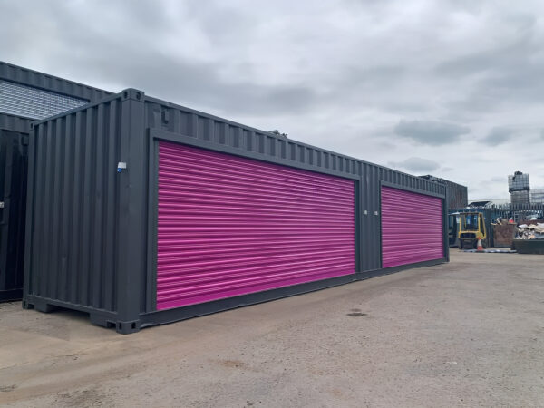 40Ft x 8Ft Shipping Container With Double Roll-Up Doors - M-W Containers