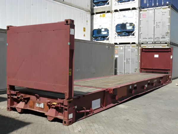 40Ft X 8Ft Used Flat Rack Shipping Container - Limited
