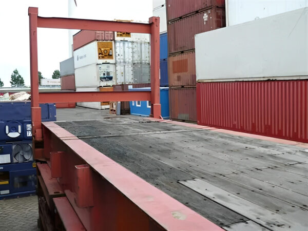 40Ft X 8Ft Used Flat Rack Shipping Container - Limited