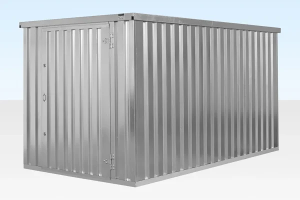 4m Flat Packed Store – Man-Portable Galvanised Storage Container