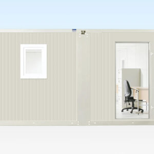 6.5M X 4.6M Side Linked Flat Pack Container Office - Discover