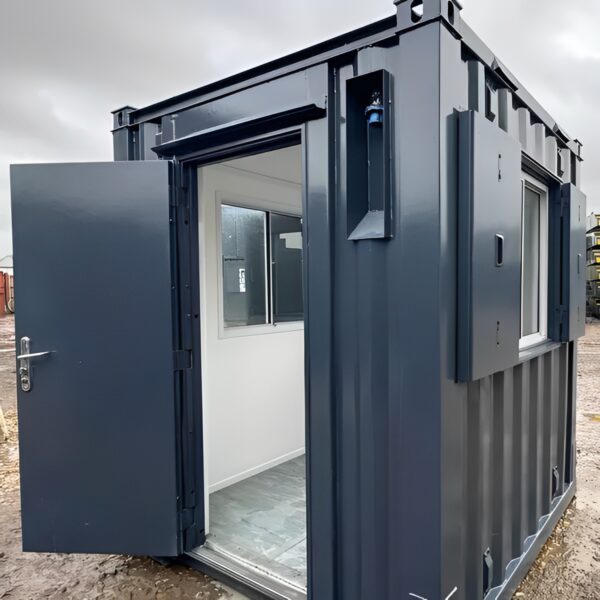 7Ft x 7Ft Shipping Container Office | Portable Building | Anti-Vandal Building - M-W Containers