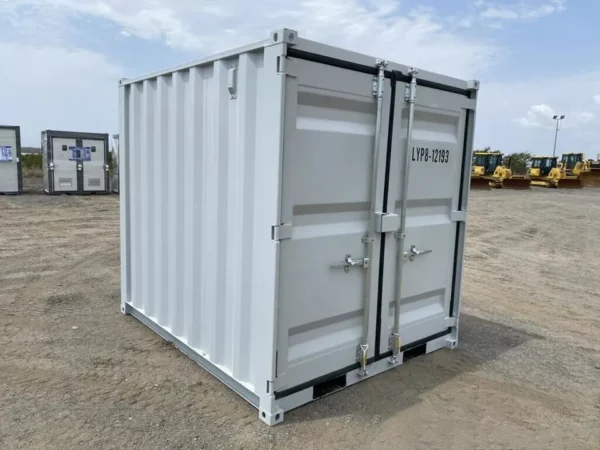 8ft Cubic Shipping Container w/Door+Window 8’Lx6.7’Wx7.4’H - M-W Containers