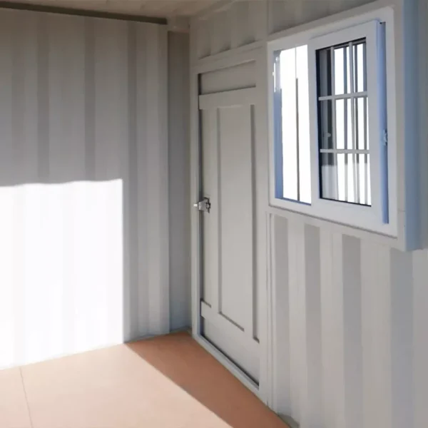 8ft Cubic Shipping Container w/Door+Window 8’Lx6.7’Wx7.4’H - M-W Containers