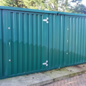 8M X 2.1M End Linked Flat Packed Container Bundle (Powder Coated) - M-W Containers