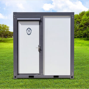 All In One Portable Bathroom With Shower Sliding Doors | Snap Solutions