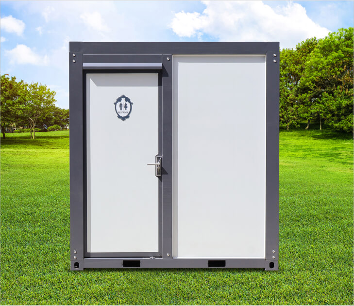 All In One Portable Bathroom With Shower Sliding Doors | Snap Solutions