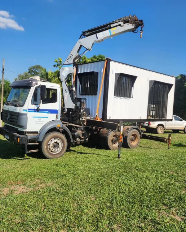 Custom 20ft Shipping Container Home With Water Tank - M-W Containers
