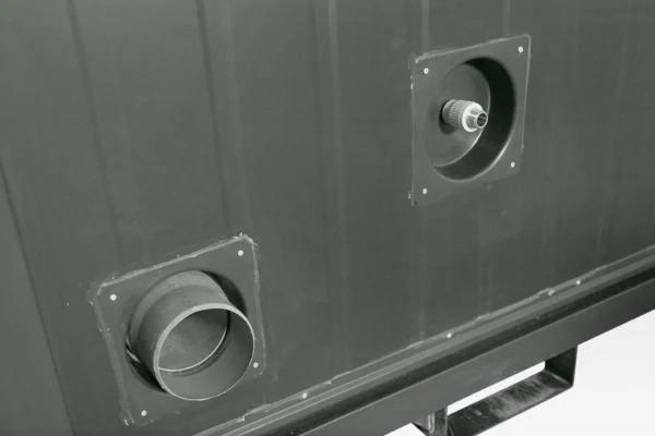 Double Mains Toilet | Durable Steel Site Toilet for Construction & Events