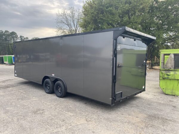 Fast Cargo 8.5×28 Enclosed Charcoal Gray Blackout Trailer - Act Now